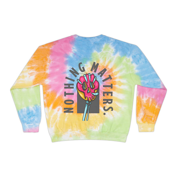 Drip Too Hard Back Print - Tie Dye Crew Neck