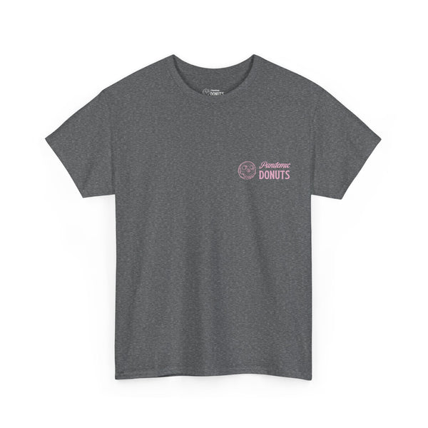 Glazed and Confused Tee - large back print - pink