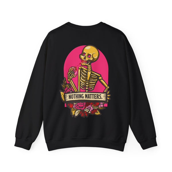 Donut Kill My Vibe - Crewneck Sweatshirt - Pink