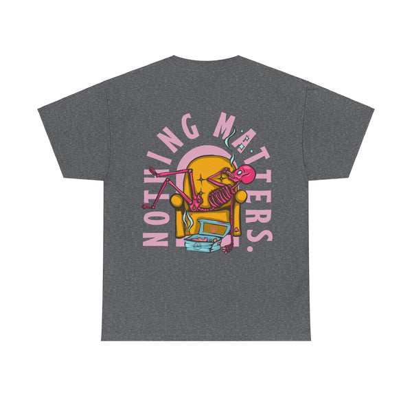 Glazed and Confused Tee - large back print - pink