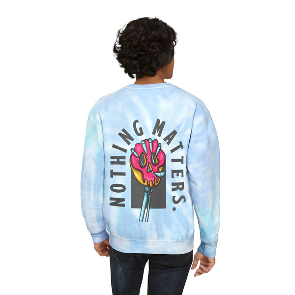 Drip Too Hard Back Print - Tie Dye Crew Neck