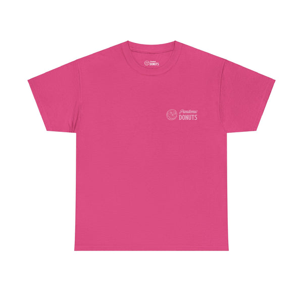 Glazed and Confused Tee - large back print - pink