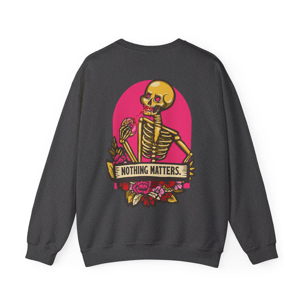 Donut Kill My Vibe - Crewneck Sweatshirt - Pink