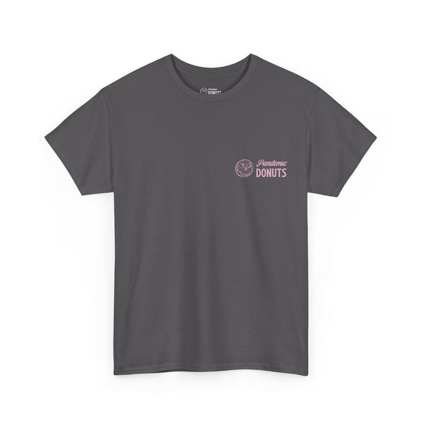 Glazed and Confused Tee - large back print - pink