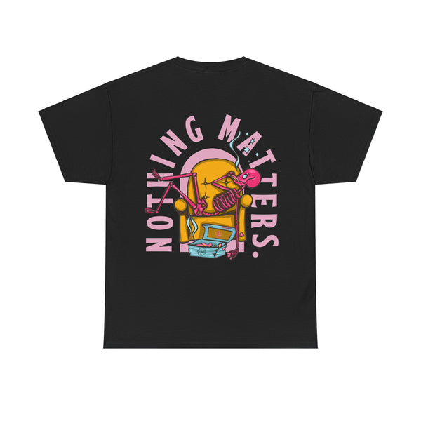 Glazed and Confused Tee - large back print - pink