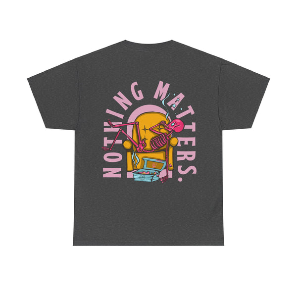 Glazed and Confused Tee - large back print - pink