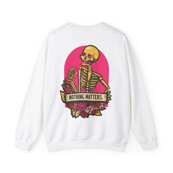 Donut Kill My Vibe - Crewneck Sweatshirt - Pink