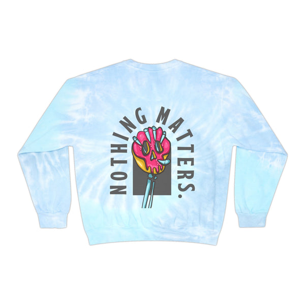 Drip Too Hard Back Print - Tie Dye Crew Neck