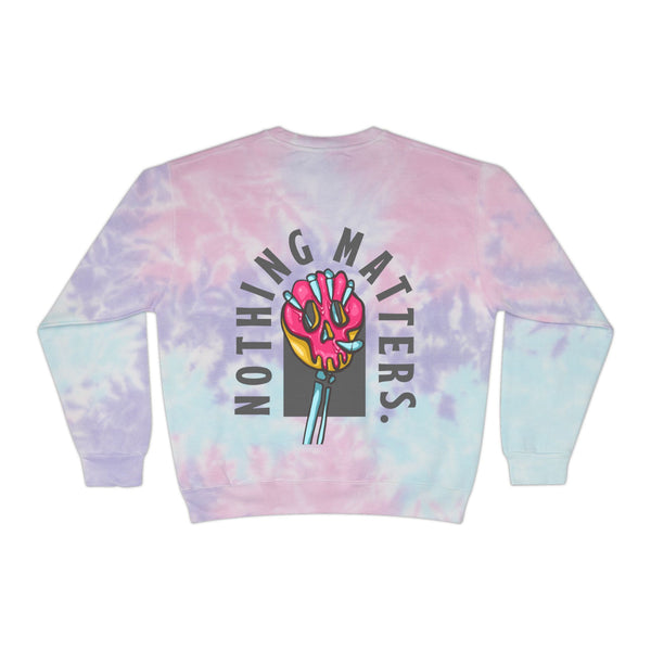 Drip Too Hard Back Print - Tie Dye Crew Neck