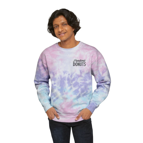 Drip Too Hard Back Print - Tie Dye Crew Neck