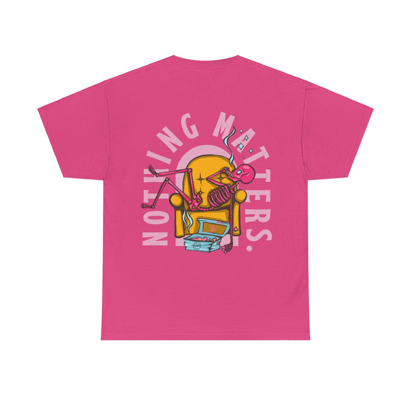 Glazed and Confused Tee - large back print - pink