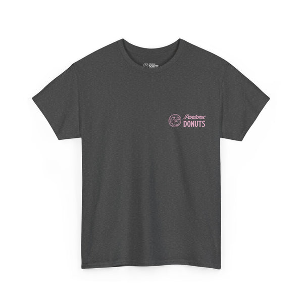 Glazed and Confused Tee - large back print - pink