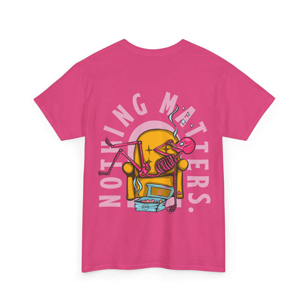 Glazed and Confused Tee - large back print - pink