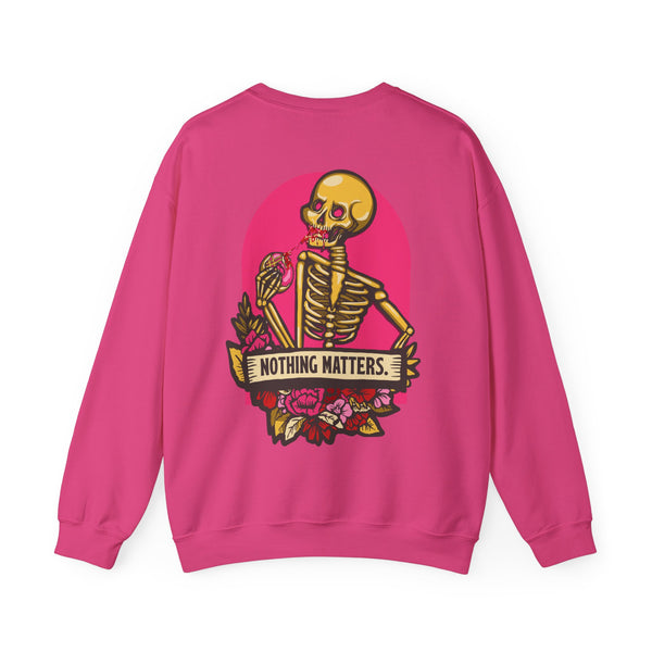 Donut Kill My Vibe - Crewneck Sweatshirt - Pink